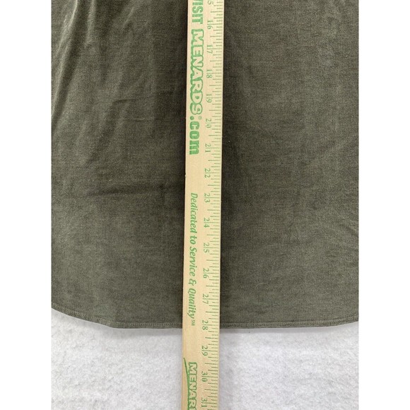 APT.9 Shirt Men’s Small Gray Thin Ribbed Corduroy Long Sleeve Button Up Pockets - Picture 5 of 15
